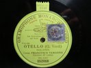 FRANCESCO TAMAGNO Opera 78rpm Green G&T 052068 Otello-Morte d'Otello