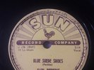carl perkins-blue suede shoes-SUN RECORDS schellack 78rpm