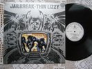THIN LIZZY JAILBREAK RARE EX YUGOSLAV PRESS UNIQUE WHITE LAB EX/NM-