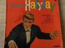 dedicace autographe 33t vinyl 25 CM ORIGINAL JOHNNY HALLYDAY retiens la nuit