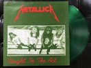 VERY RARE CLEAR GREEN LIVE METALLICA VINYL-Caught In The Act...