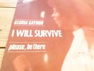 GLORIA GAYNOR I WILL SURVIVE NO LP MAXI 45T VINYLE EX COVER EX ORIGIN 1978