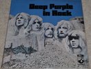 DEEP PURPLE In Rock Rarer Orig UK 1970 EX+ Harvest LP, 1st Issue, No EMI Labels.