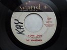 KINGSMEN 45 'LOUIE LOUIE' USA WAND KILLER 1963 GARAGE SOUL MOD STROLLER VG