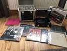 Record player Boxed, 13 records turntable Vinyl  Libertines Babyshambles