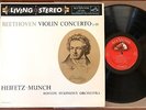 HEIFETZ MUNCH Beethoven Violin Concerto RCA LSC-1992 LIVING STEREO NMINT LP