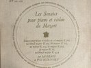 French Discophiles DF 121 122 Mozart sonatas violin piano Lili Kraus W Boskowsky