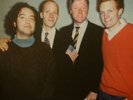 THE PRESIDENTS OF THE UNITED STATES OF AMERICA - BILL CLINTON COVER -WHITE VINYL