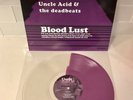 UNCLE ACID & THE DEADBEATS -  BLOOD LUST. RARE clear/purple Split