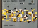 BACH Well Tempered Clavier BOOK 1&2 w/ DECCA receipt   DX-127-128 Rosalyn Tureck