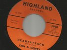 SOUL ROCKER R&B-  DON & DEWEY -- HEARTATTACK-   -HEAR- 1962 - HIGHLAND