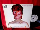 DAVID BOWIE Aladdin Sane LP 1981 ITALY MINT- PROMO WHITE LABELS Unique Cover
