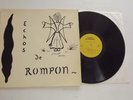 BOVET JEANNE BACH ECHOS DE ROMPON TURICAPHON PRIVATE SWITZ LP 300 COPIES EX EX
