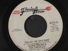 GLORIA WALKER: You Hit The Spot Baby / Walking With My New Love 45 (sl lbl wear