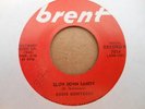 ROCKABILLY 45 EDDIE QUINTEROS ON BRENT SLOW DOWN SANDY/LINDY LOU
