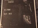 JETHRO TULL Ticketron U.S. Tour April 1972 LP Record