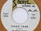 FORTUNE TELLERS School Prom SHERYL 45 popcorn R&B doo wop VG++ 7” HEAR