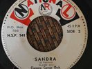 CLARENCE CURVAN ORCH - Sandra / RARE CALYPSO LATIN 45 / National