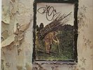 ROBERT PLANT HAND SIGNED LED ZEPPELIN IV VINYL LP .