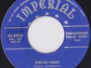 FATS DOMINO 45:  THE FAT MAN/DETROIT CITY BLUES  US  IMPERIAL 45-5058NM/NM  1950