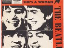 BEATLES I Feel Fine RARE Sweden 45 swedish b/w She's A Woman LISTEN