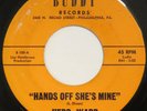 HERB WARD Hands Off She’s Mine BUDDY 45 northern soul VG+ 7” HEAR