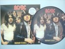 Acdc highway to hell picture disc album rare lp vinyl.rock heavy..black.