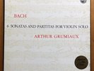 Bach 6 Sonatas & Partitas For Violin Solo 3 LP / Box set /  Arthur Grumiaux / EX