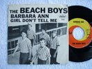 THE BEACH BOYS BARBARA ANN GIRL DON'T TELL ME W/PS SURF EX