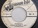 TOMMY MCCOOK - WINDFALL - TREASURE ISLE ( ROCKSTEADY INST 7 )