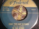 The Four Internes Count Your Blessings Funk Soul Black Gospel 7