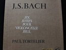 PAUL TORTELIER Bach Six Suites Pour Violoncelle Seul French ASDF 217-19 STEREO