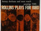 Sonny Rollins - Plays For Bird LP - Prestige - PRLP 7095 Mono DG RVG 446 W 50th