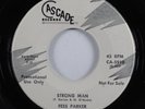 Popcorn 45 FESS PARKER Strong Man CASCADE VG+ promo HEAR