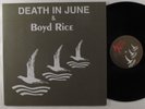 DEATH IN JUNE & BOYD RICE Alarm Agents NER LP NM germany