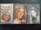 SISSEL  KYRKJEBÖ  -   3 X  KASSETTEN -GLADE JUL - SORIA MORIA  ,  CASSETTE ,RARE