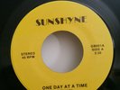 Sunshyne  ONE DAY AT A TIME (EXTRA RARE GREAT SOUL 45) #001 PLAYS VG++ NO NOISE