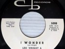 LEO WRIGHT & EL JAYS original press VG++ CB doowop 45 I WONDER b/w IT IS I pc306