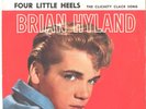 BRIAN HYLAND--PICTURE SLEEVE + 45---(FOUR LITTLE HEELS)---PS---PC---SLV