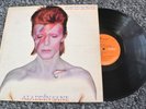 david bowie   aladdin sane record 1973 uk rca victor label  vinyl lp UK inner