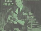 ELVIS PRESLEY--GREEN VARIATION PICTURE SLEEVE + 45--(LOVE ME TENDER)--PS--PIC