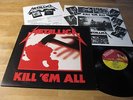 METALLICA Kill Em All LP 1983 MFN 7 w/OIS + merchandise leaflet