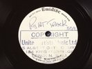 1966 UNITED ARTISTS MUSIC DEMO ACETATE - BILLY BUTLER -RIGHT TRACK NORTHERN SOUL