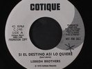 LEBRON BROTHERS: Si El Destino Asi Lo Quiere / Juro Que Fue Verdad 45 (dj, smal