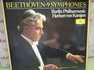 BEETHOVEN  9 SYMPHONIES    Berlin Philharmonic     Herbert Von Karajan  8 discs