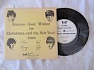 THE BEATLES' FIRST CHRISTMAS RECORD   1963 FAN CLUB FLEXI   EX/EX+