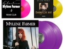 mylene farmer vinyles couleur comme j'ai mal - libertine - en concert double LP 