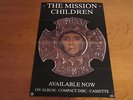 THE MISSION - CHILDREN - 1988 UK PROMO POSTER (SISTERS OF MERCY)