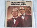 Morecambe and Wise Bring Me Sunshine Eric Ernie Hand Signed Autograph LP