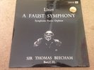 Liszt: A Faust Symphony - Sir Thomas Beecham **HMV ASD 317/ ED1 LP